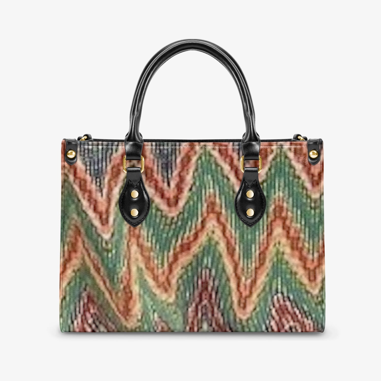 FZ Concise Type Women's African Print Tote Bag JetPrint