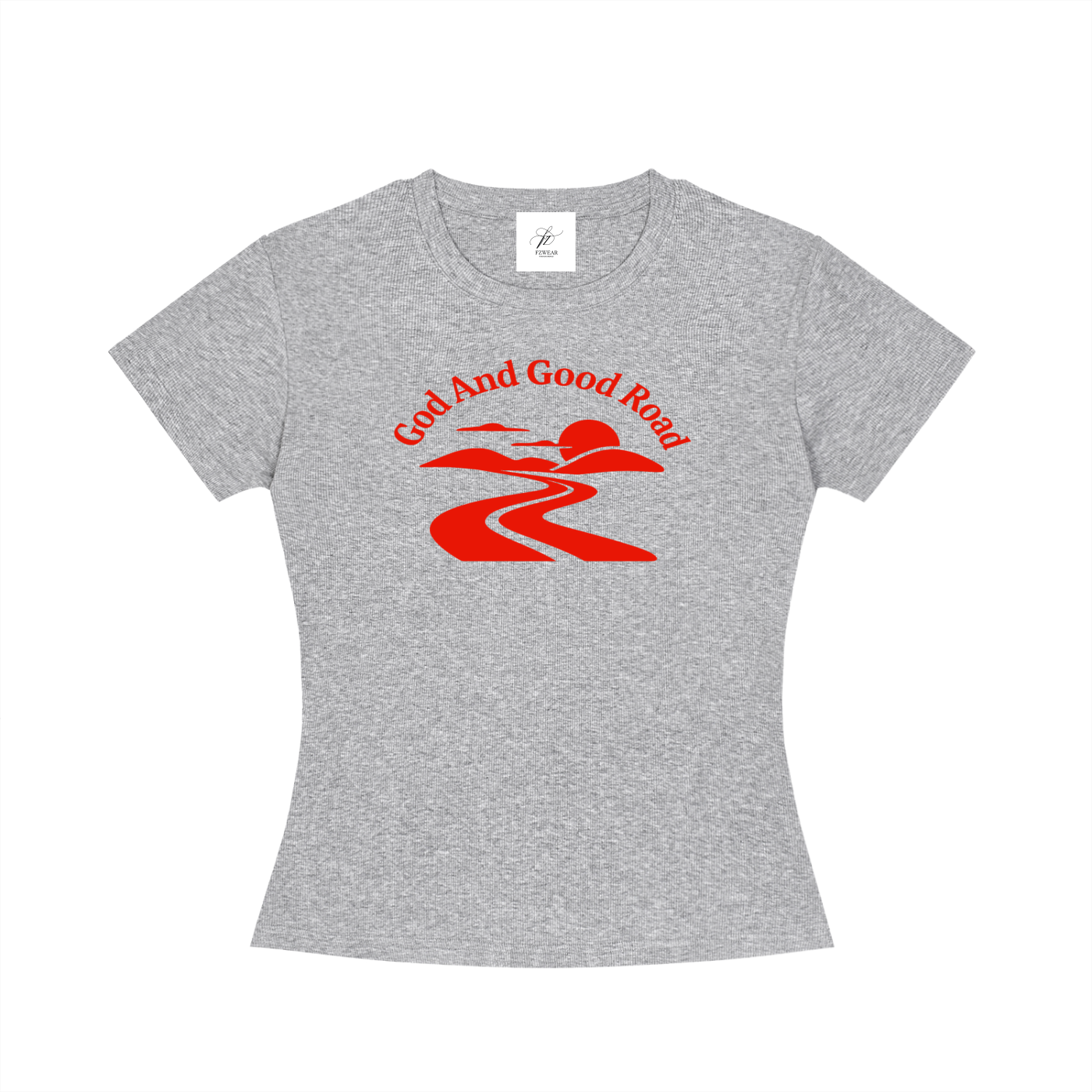 FZ Women's Slim Fit Crewneck Good Road Tee