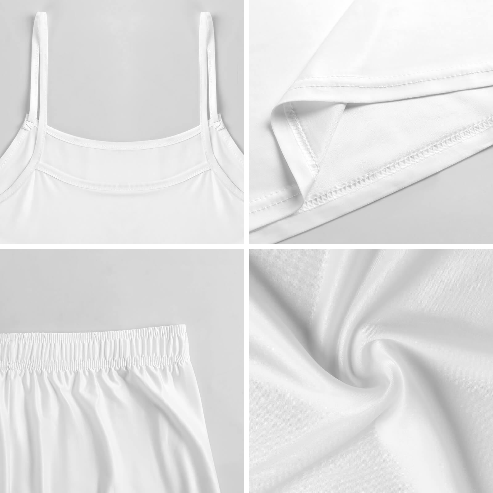 FZ Women's Spaghetti Strap Shorts Pajama Suit