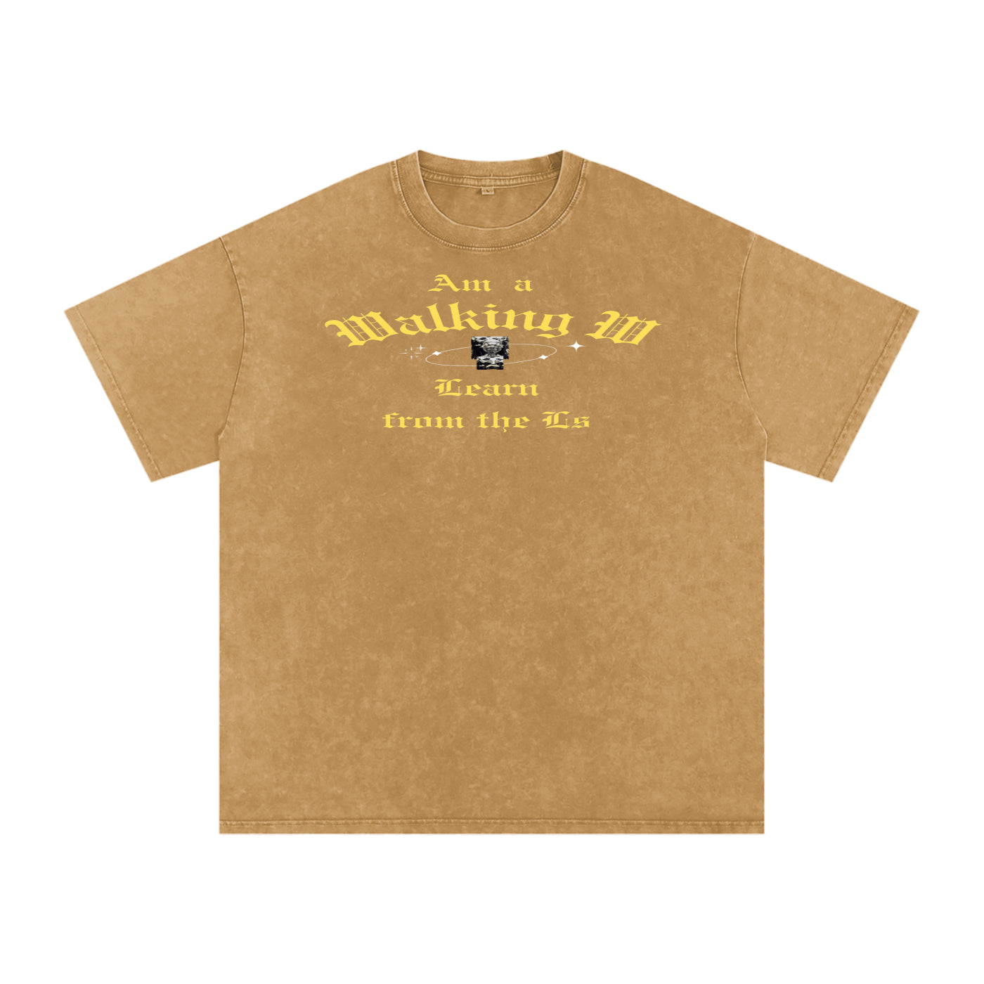 FZ Unisex Snow Washed Oversized Cotton Tee