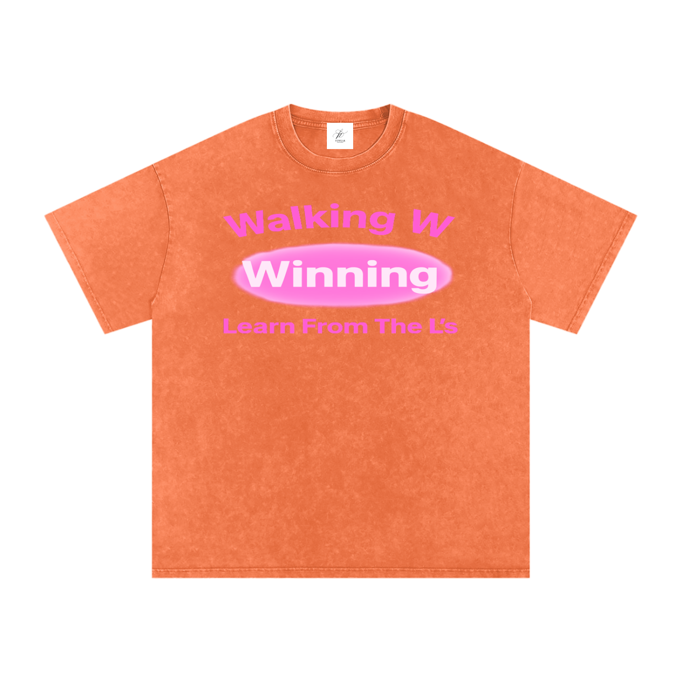 FZ Unisex Acid Wash Winning Oversize Tee