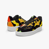 FZ Unisex African Print Low-Top Leather Sports Sneakers - FZwear