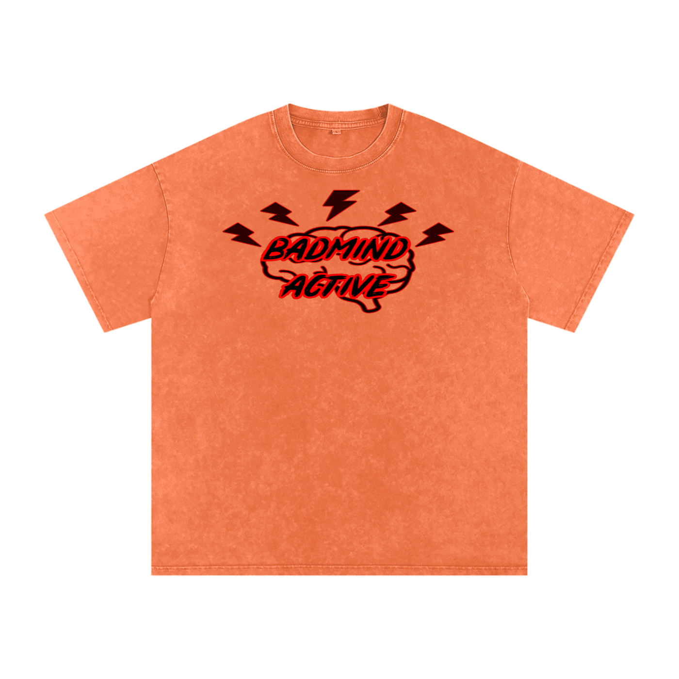 FZ Unisex Snow Washed Oversized Cotton Tee