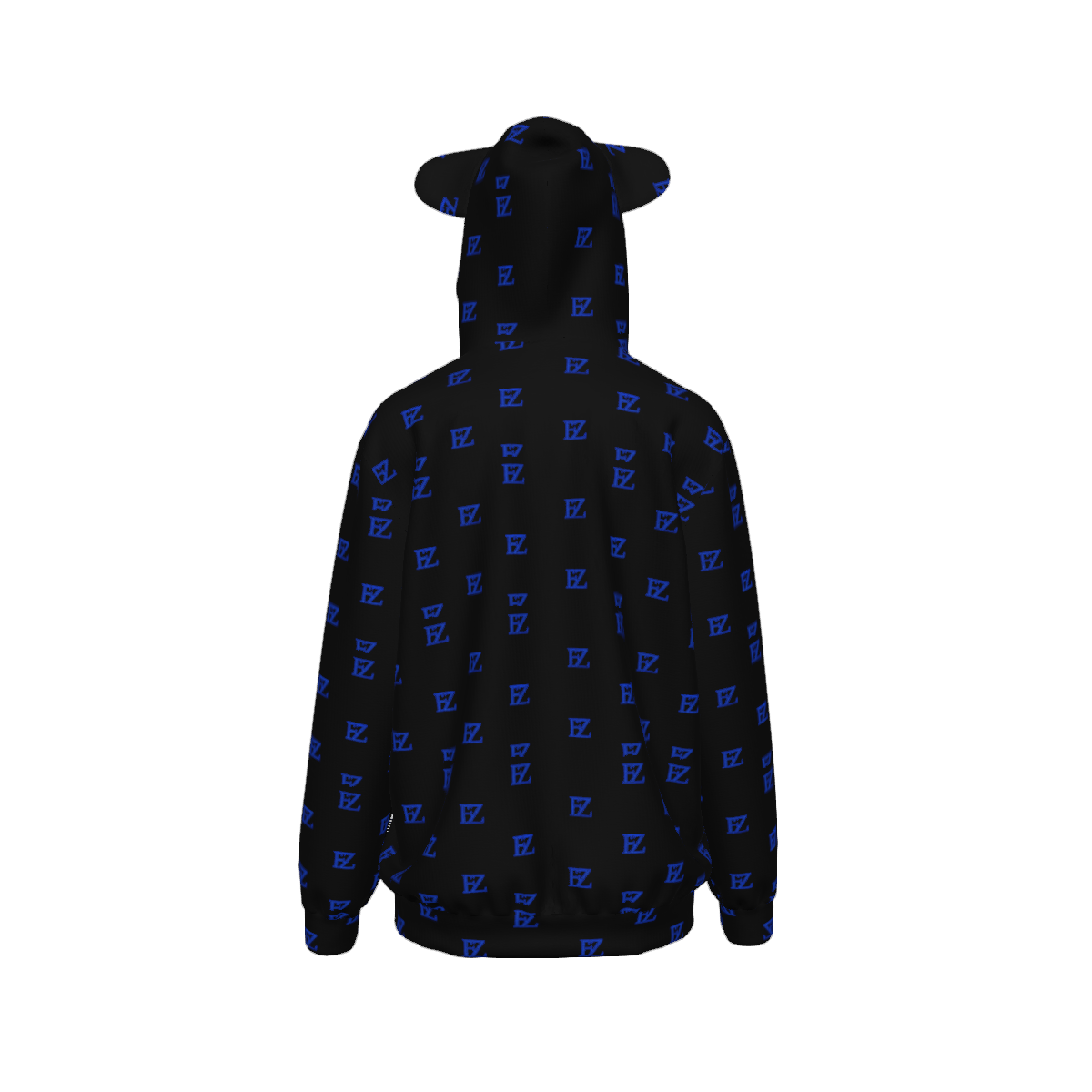 Custom Women's Adult cat ear hooded sweatshirt