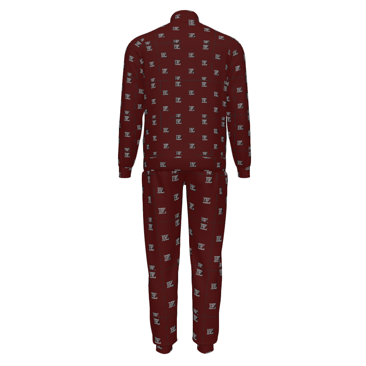 Custom Men's Stand-Up Collar Zipper Long Sleeve Hoodies Pants Sets