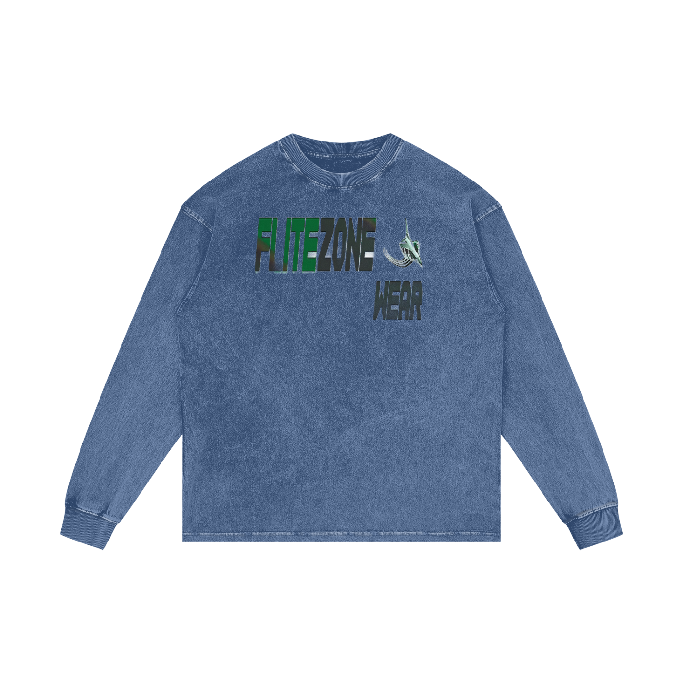 FZ Unisex Acid Wash Oversize Long Sleeve Tee