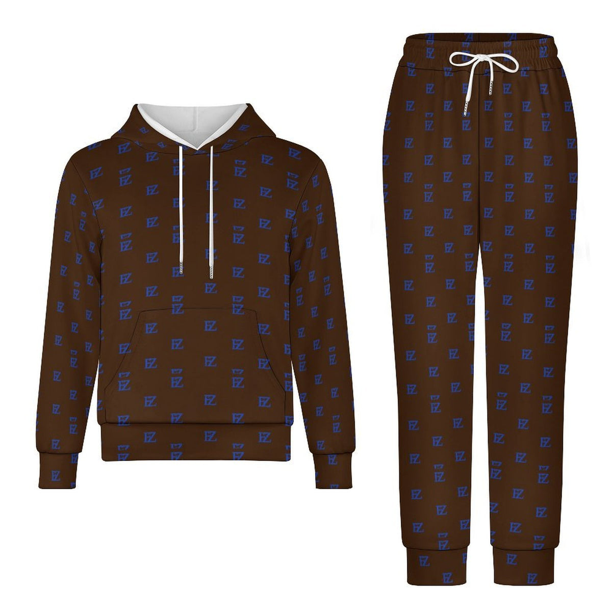 Custom Unsex Kid's Long Sleeve Hoodies&Pants Set