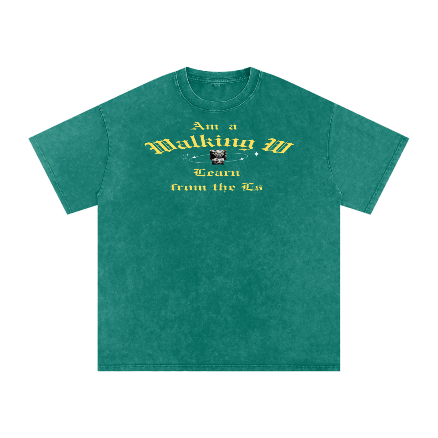 FZ Unisex Snow Washed Oversized Cotton Tee