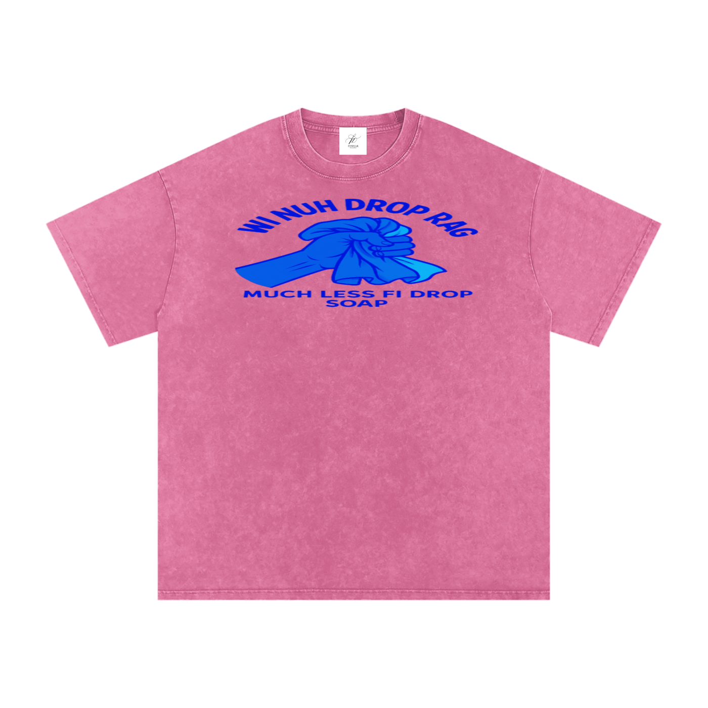 FZ Unisex Acid Wash Rag Oversize Tee