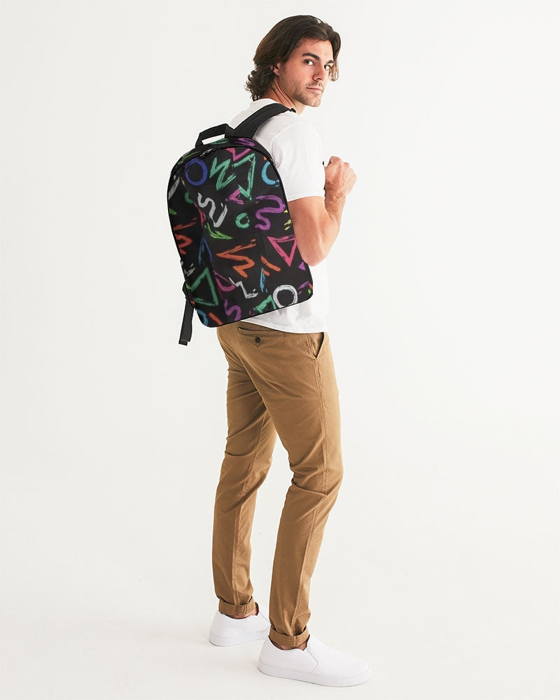 FZ AFRICAN ALPHA PRINT Large Backpack - FZwear