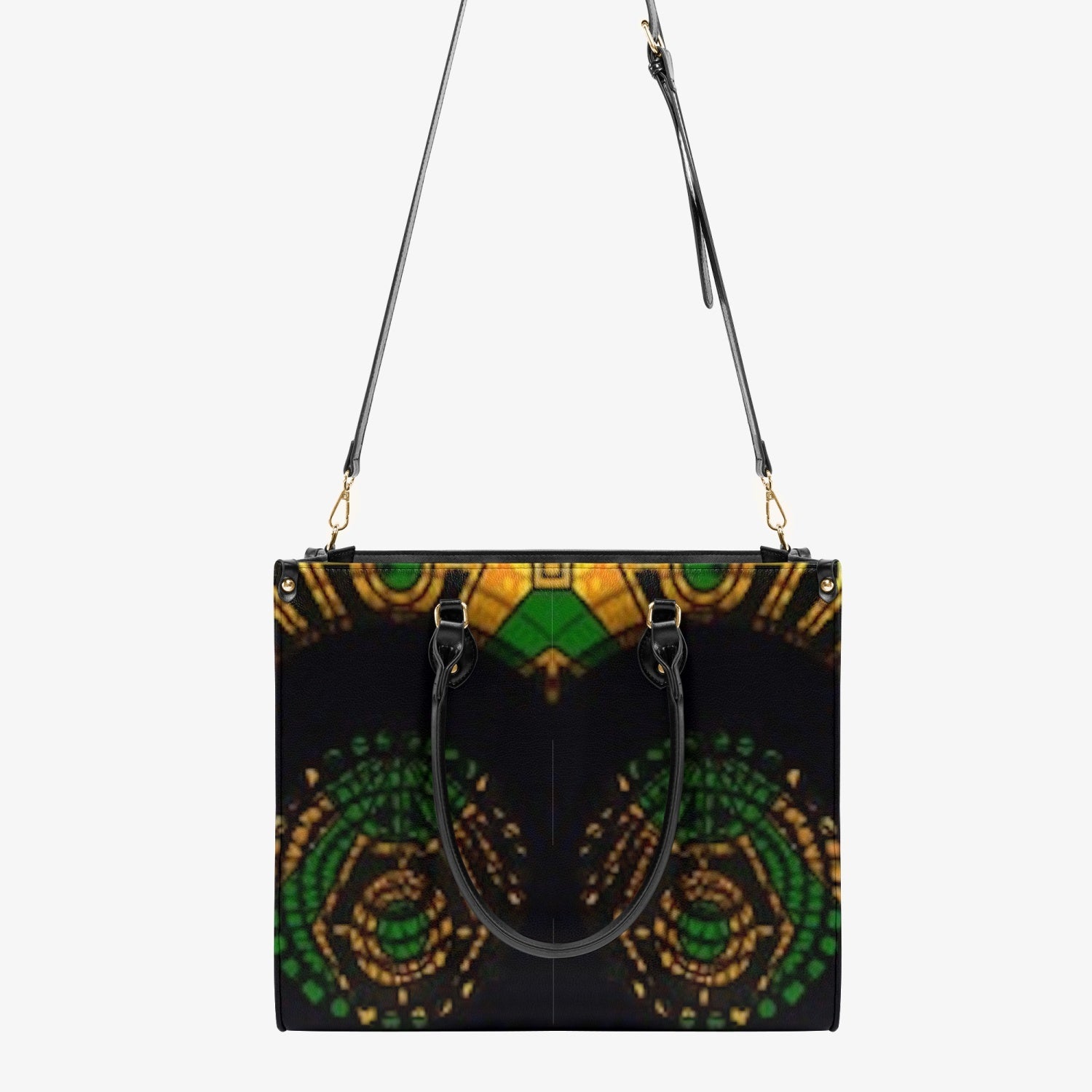 FZ Women's Concise Type African Print Tote Bag JetPrint