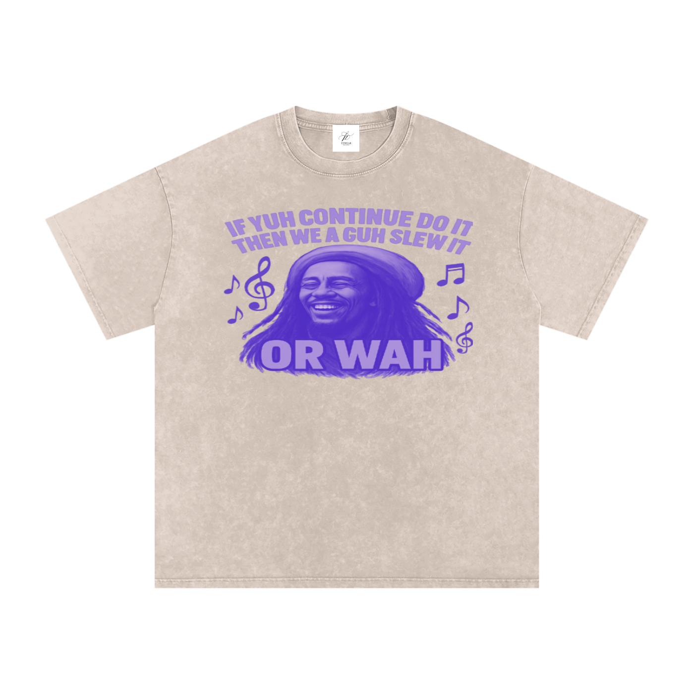 FZ Unisex Acid Wash Oversize Tee