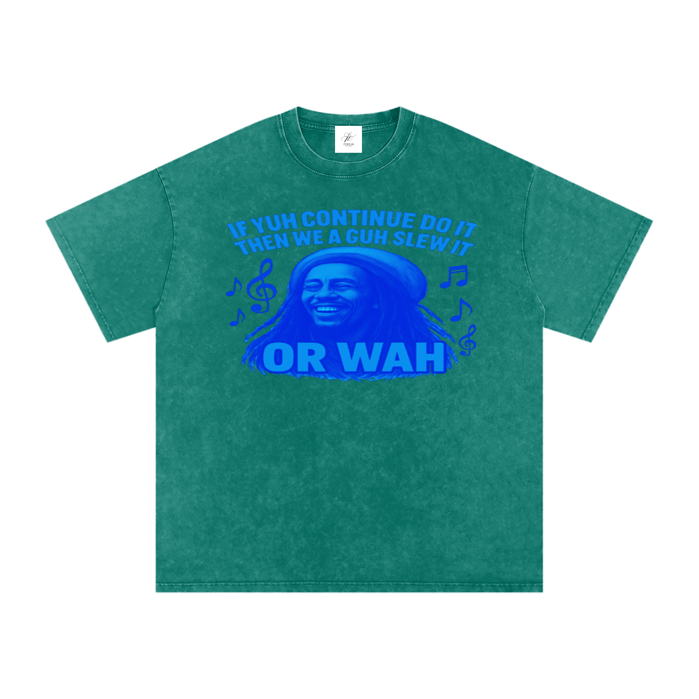 FZ Unisex Acid Wash Oversize Tee