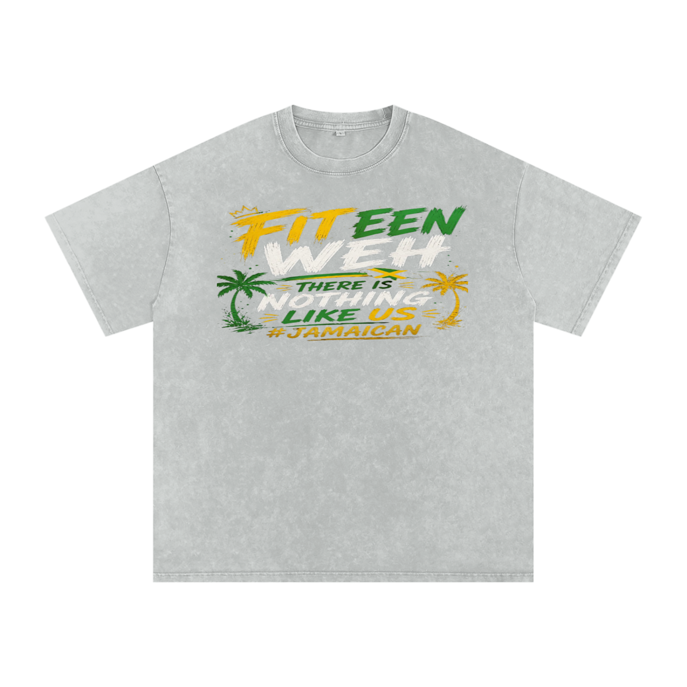 FZ Unisex Snow Washed Oversized Cotton Tee