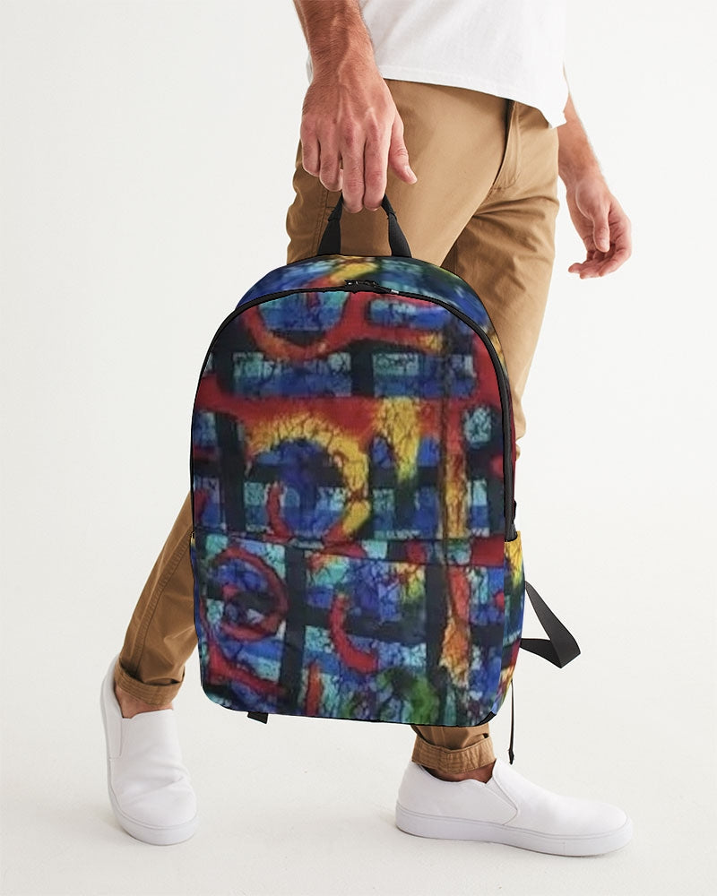 FZ AFRICAN ABSTRACT PRINT Large Backpack - FZwear