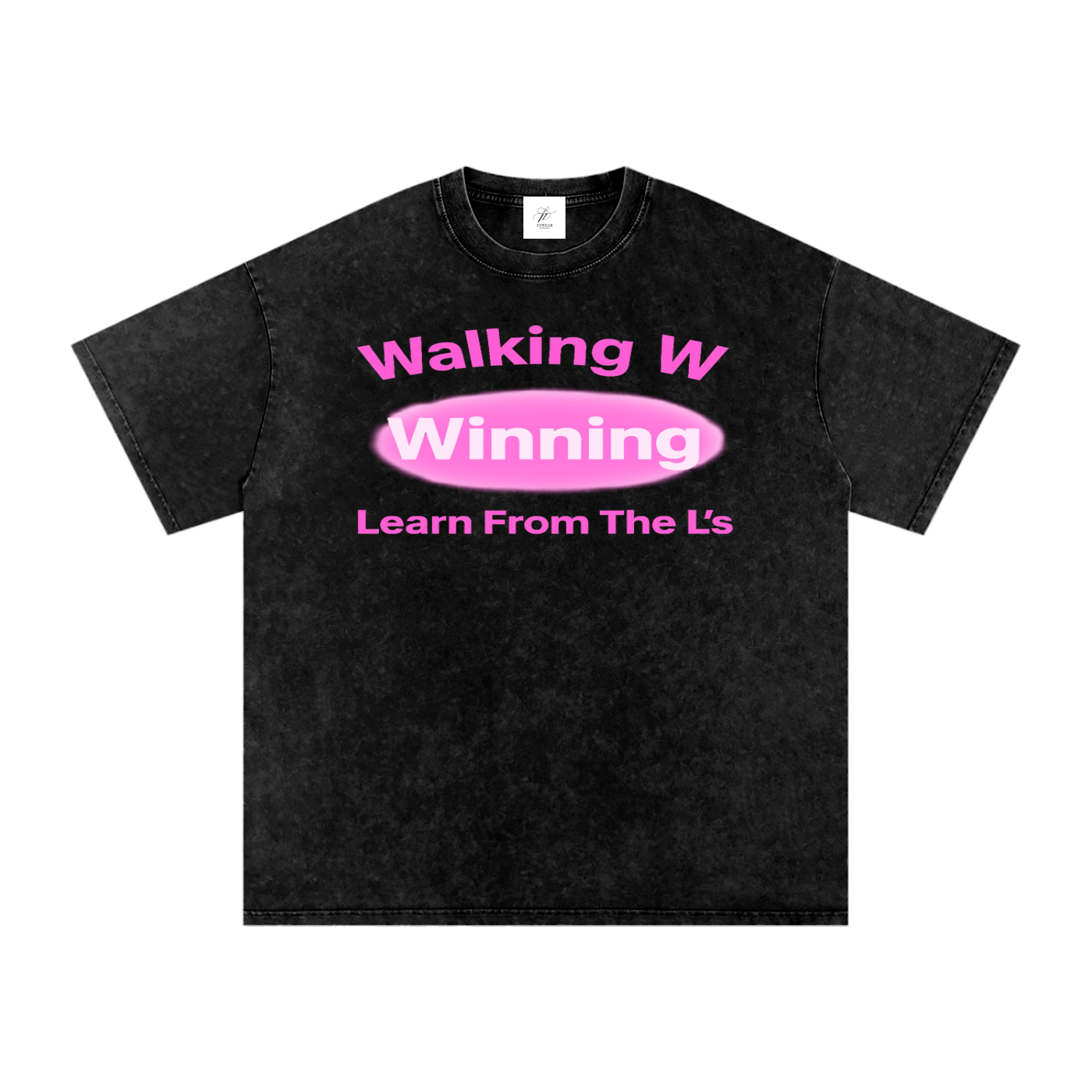 FZ Unisex Acid Wash Winning Oversize Tee
