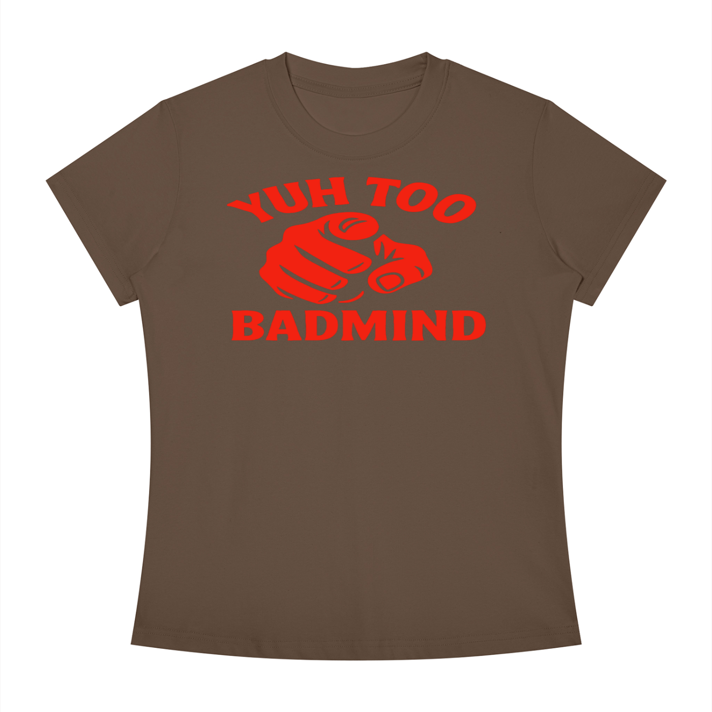 FZ Women's Slim Fit Badmind Crewneck Tee