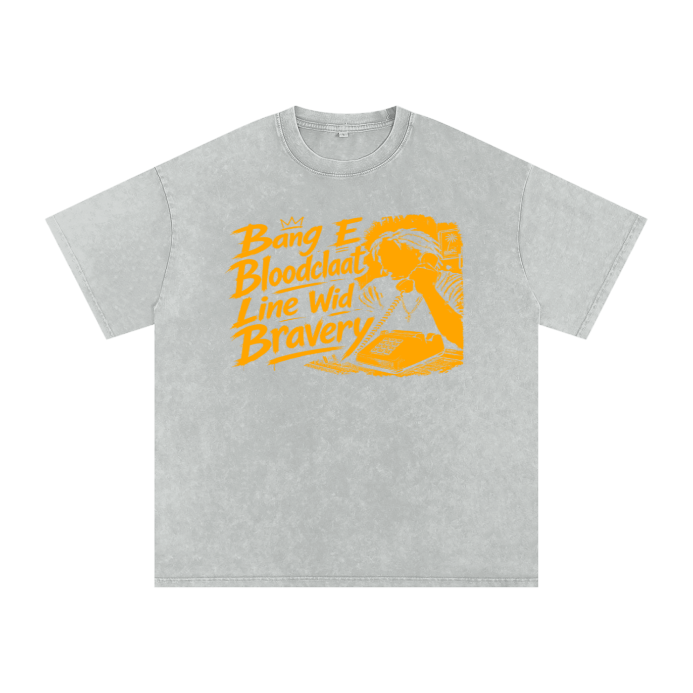 FZ Unisex Snow Washed Oversized Cotton Tee