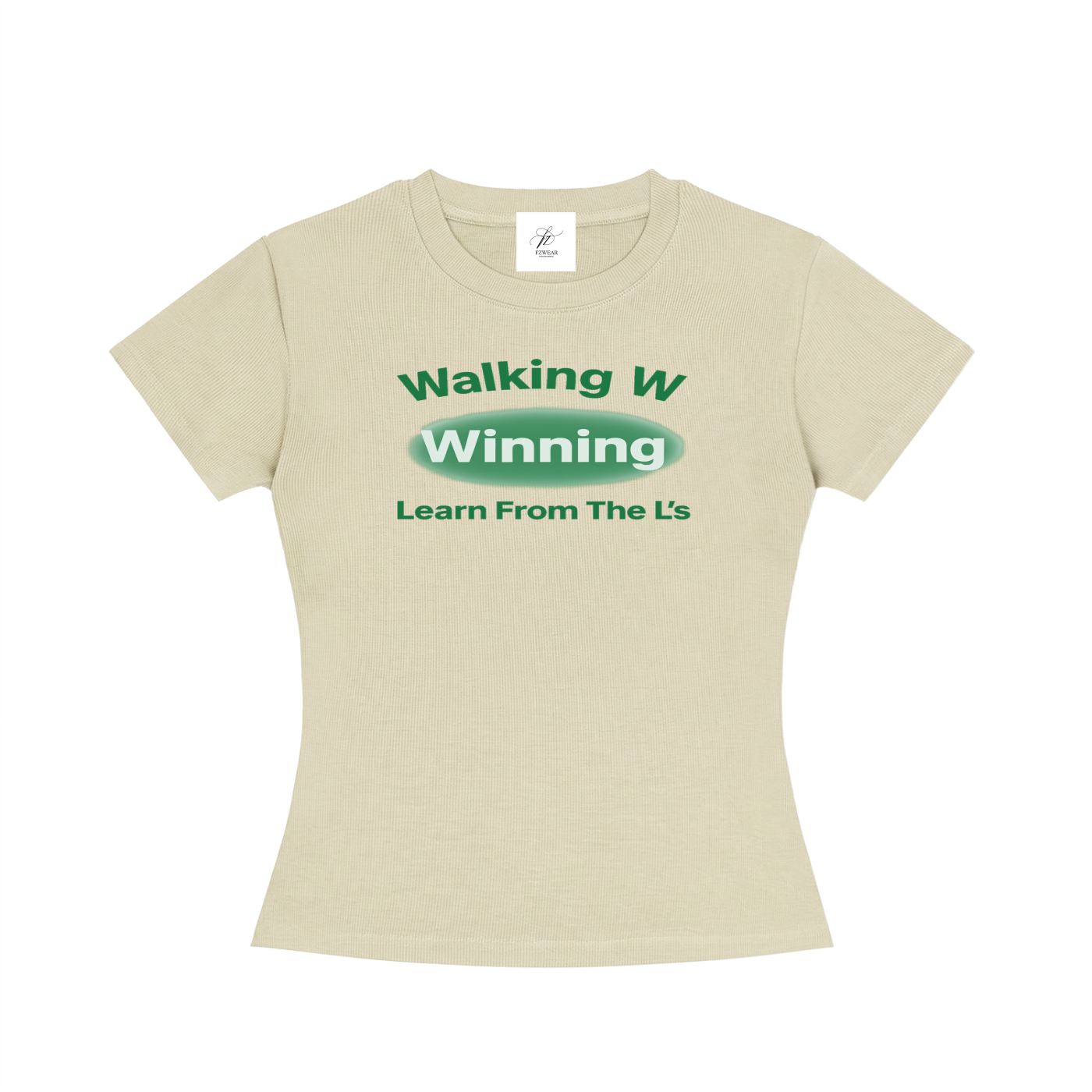 FZ Women's Slim Fit Winning Crewneck Tee