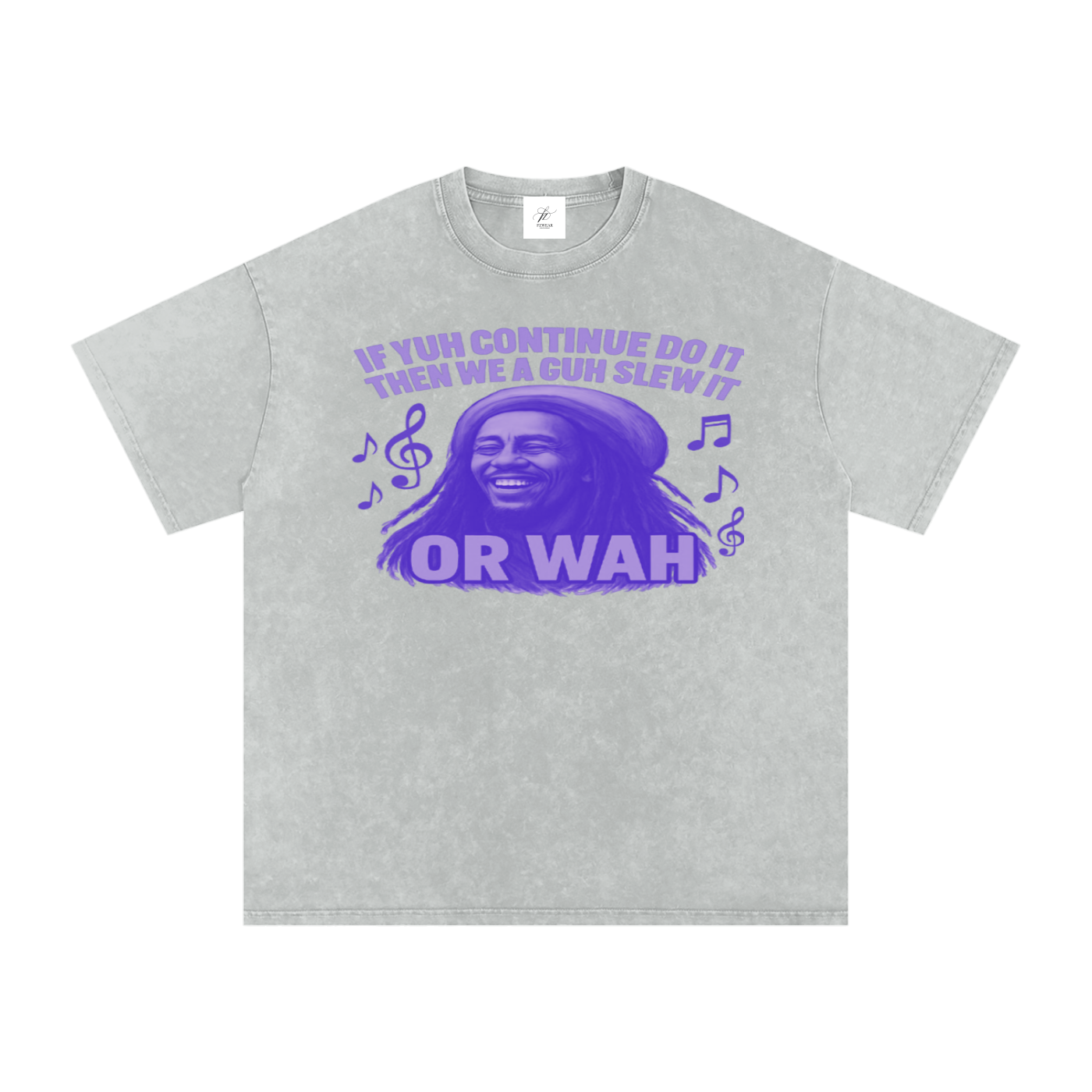 FZ Unisex Acid Wash Oversize Tee