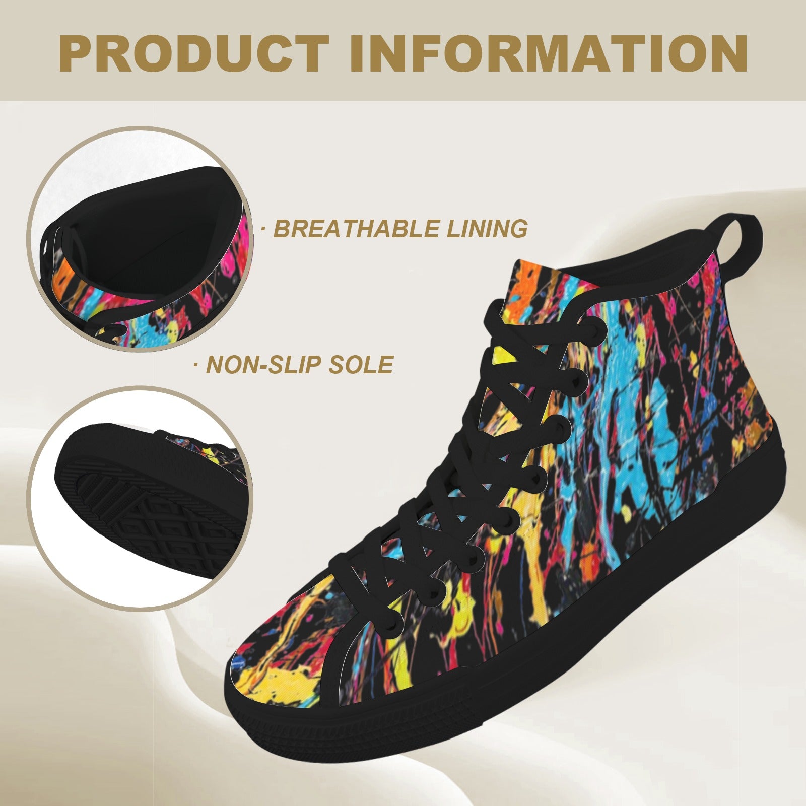 FZ Men's New Vancouver High Top Canvas Shoes