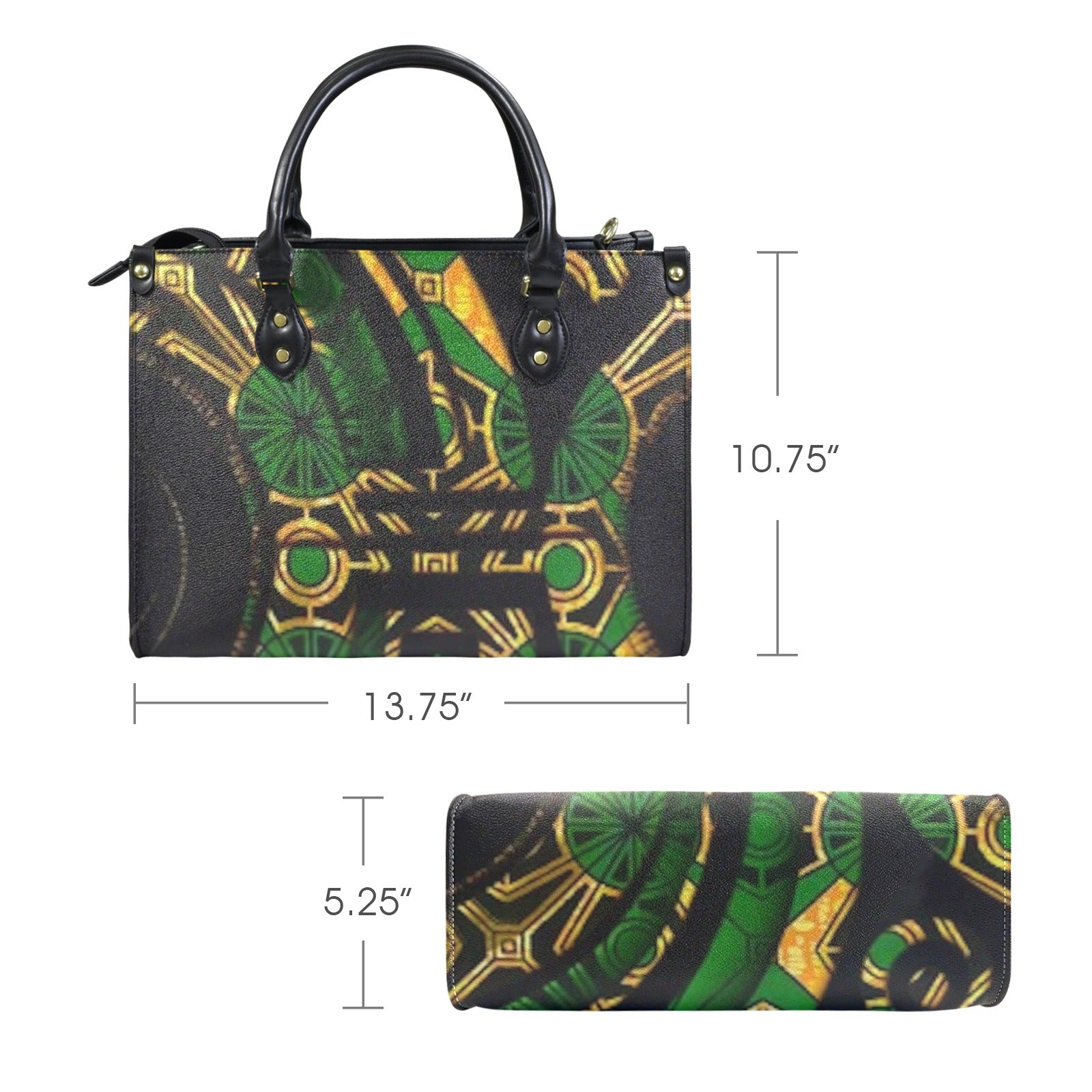 FZ Women's African Print Handbag Custom Women's Handbag-Medium interestprint