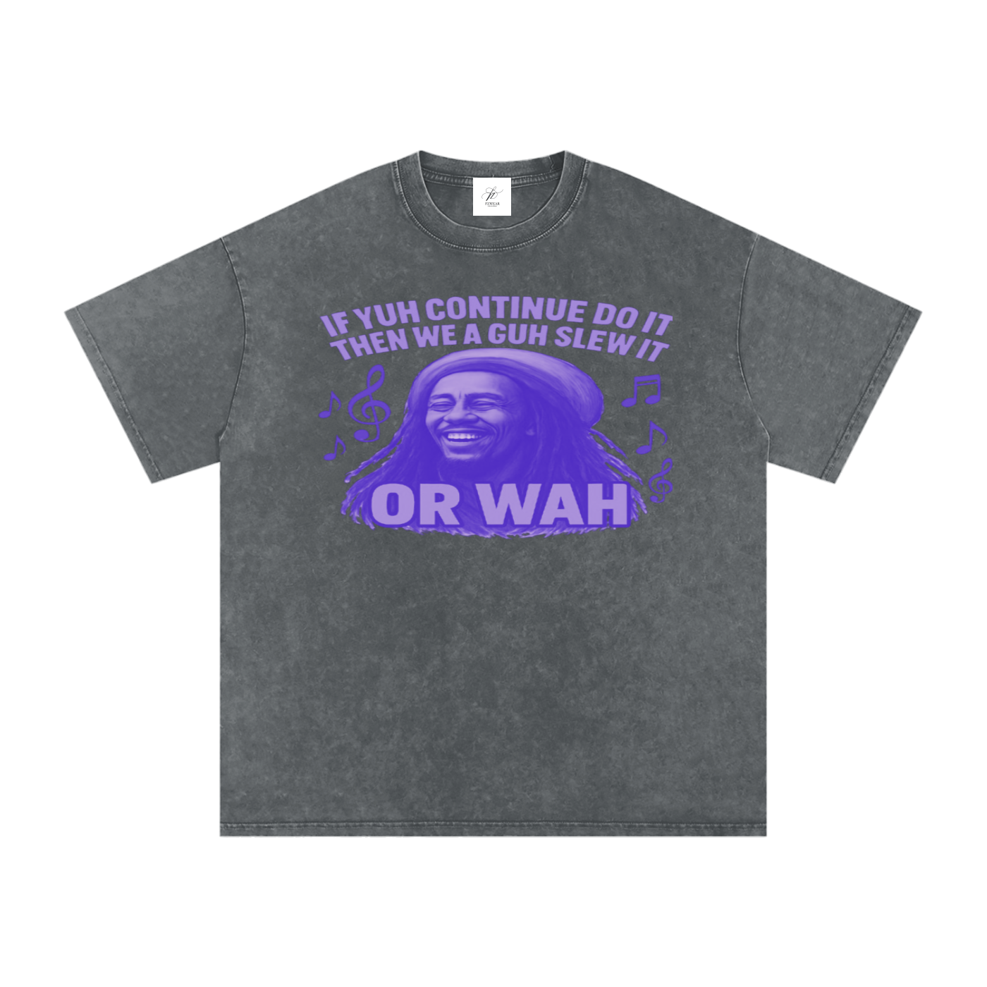 FZ Unisex Acid Wash Oversize Tee