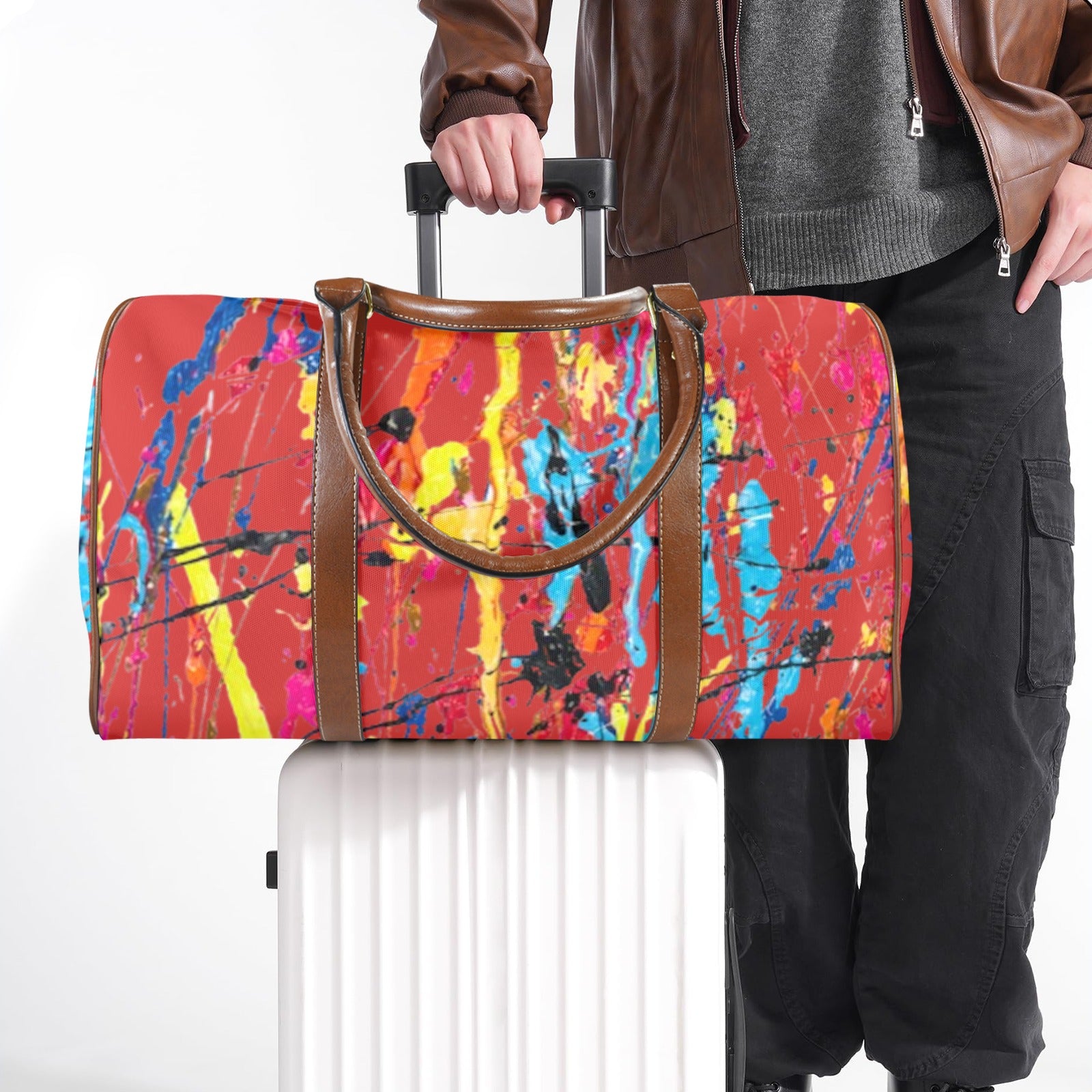 FZ Painted Travel Bag