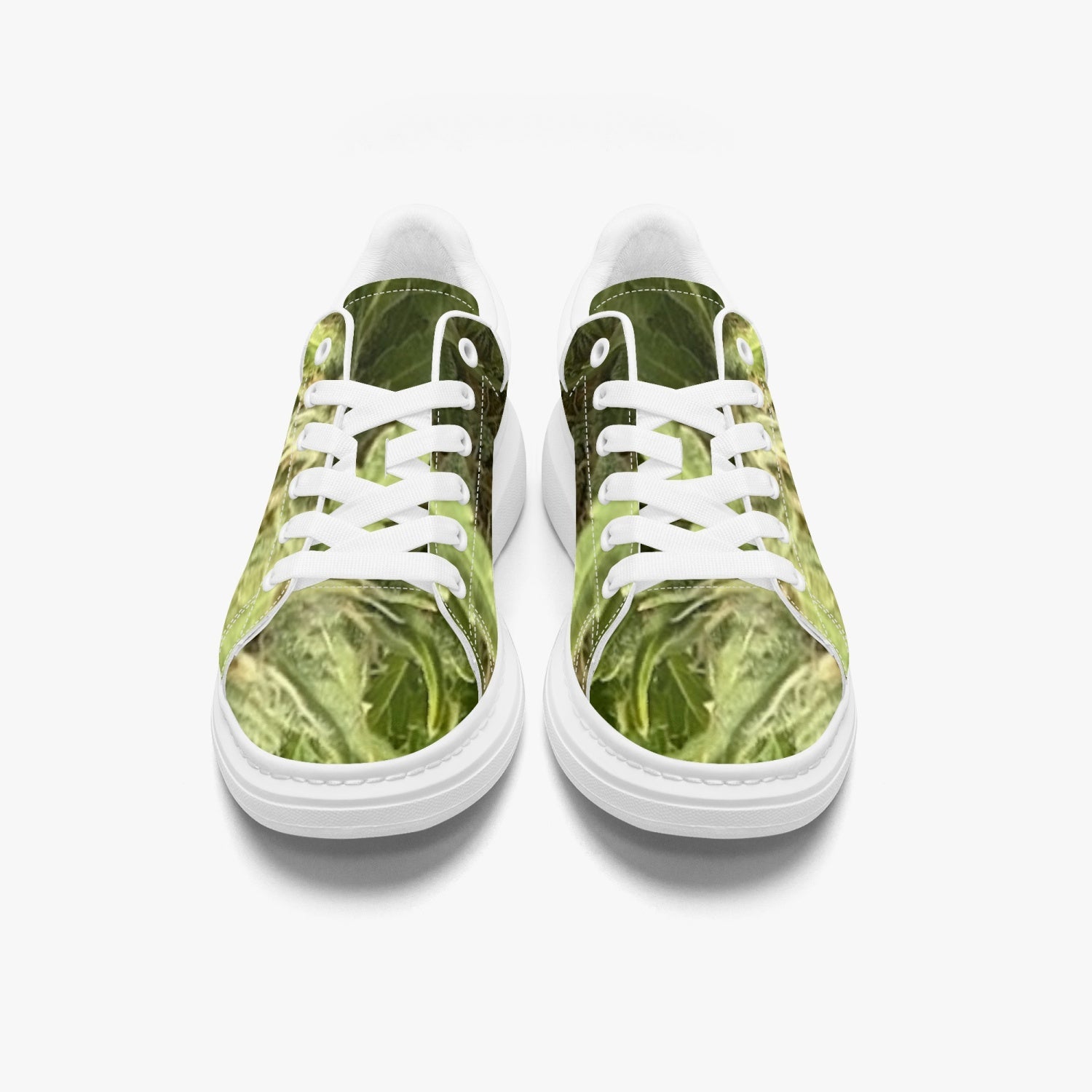 FZ Unisex Weed Leather Oversized Sneakers - FZwear
