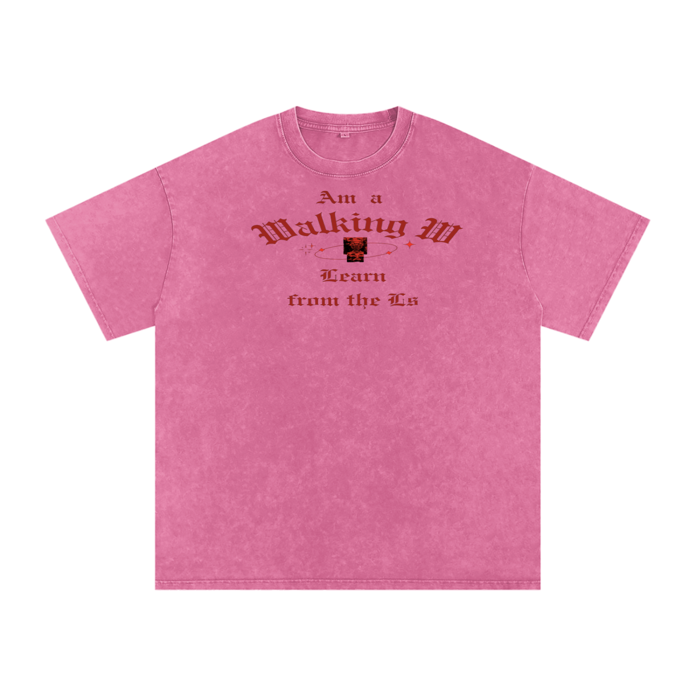 FZ Unisex Snow Washed Oversized Cotton Tee