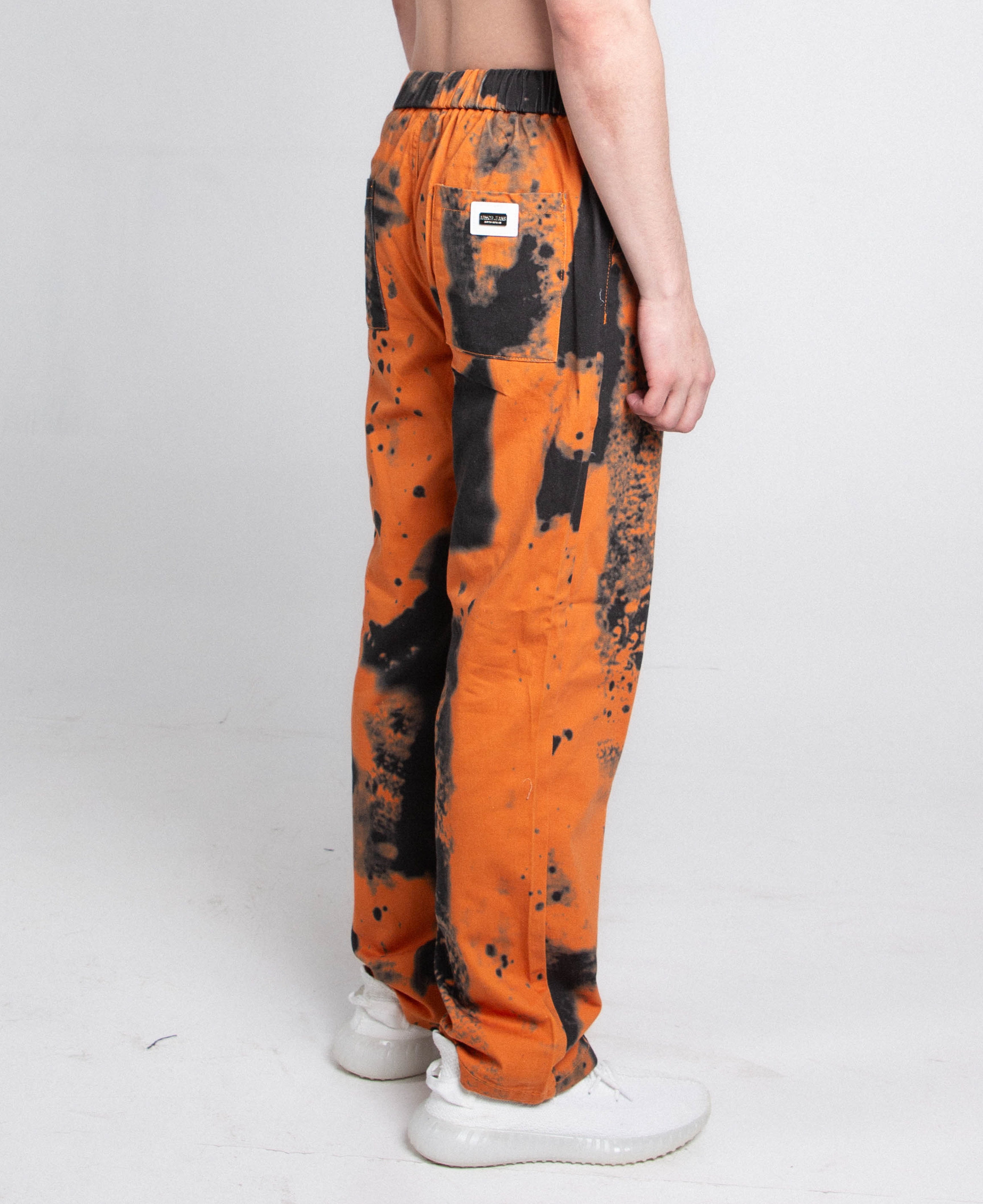 AJ04L COLOR DYE LOOSE JEANS PANTS