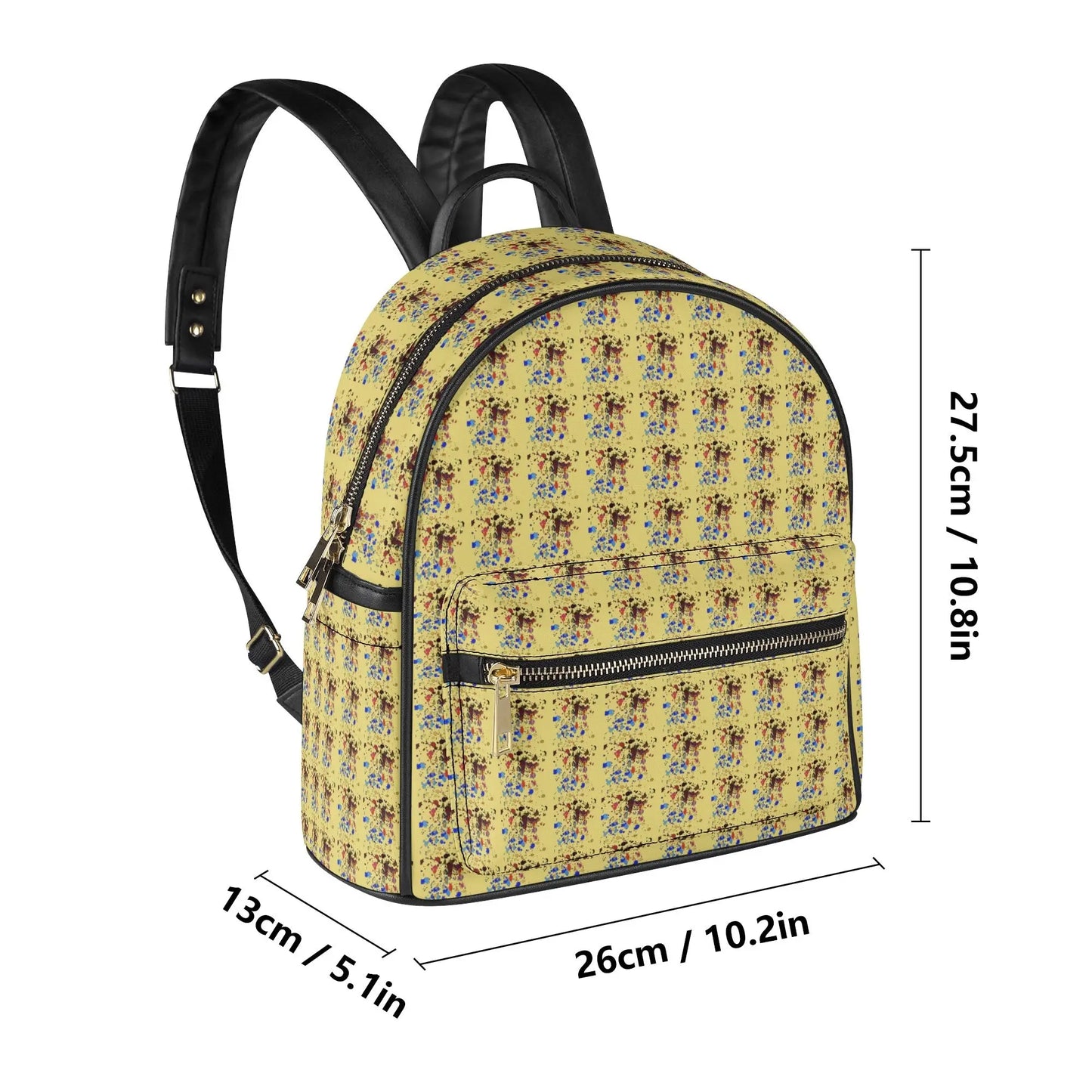 Casual PU Leather Backpack popcustoms