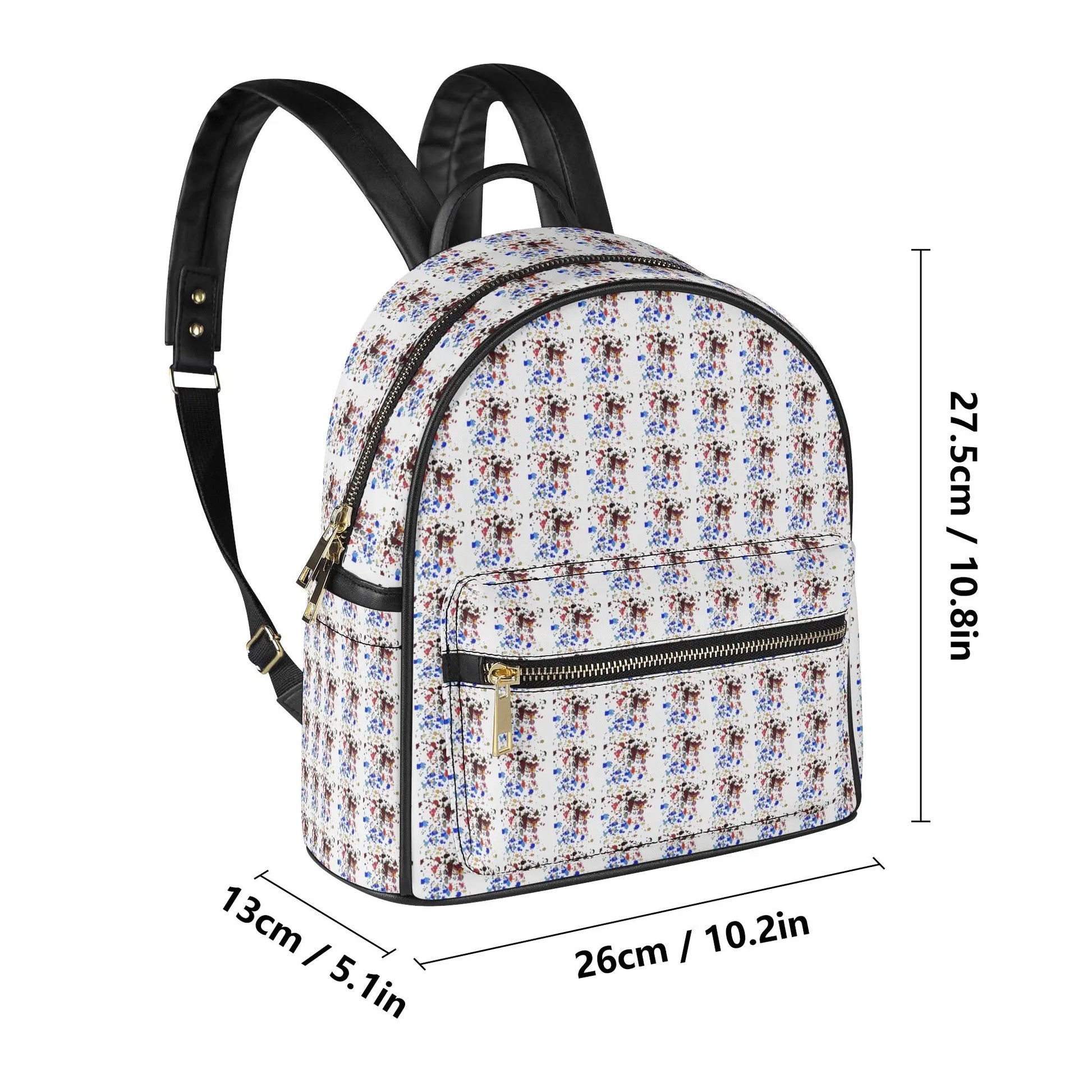 Casual PU Leather Backpack popcustoms