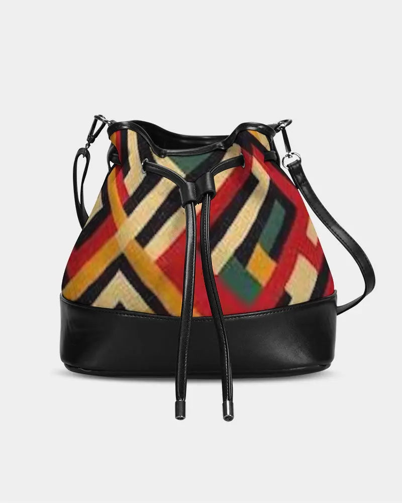 FZ AFRICAN PRINT Mini Drawstring Bucket Bag FZwear