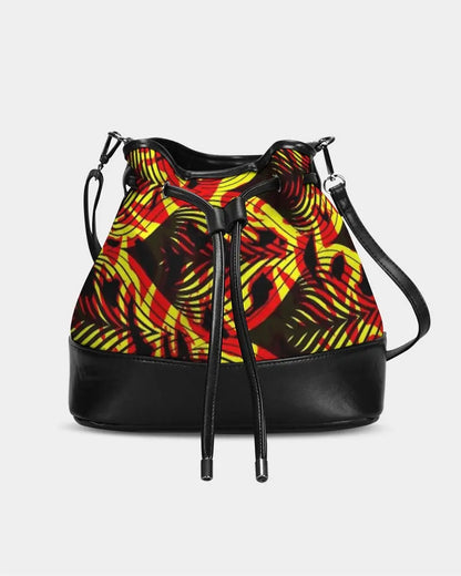 FZ AFRICAN PRINT Mini Drawstring Bucket Bag FZwear