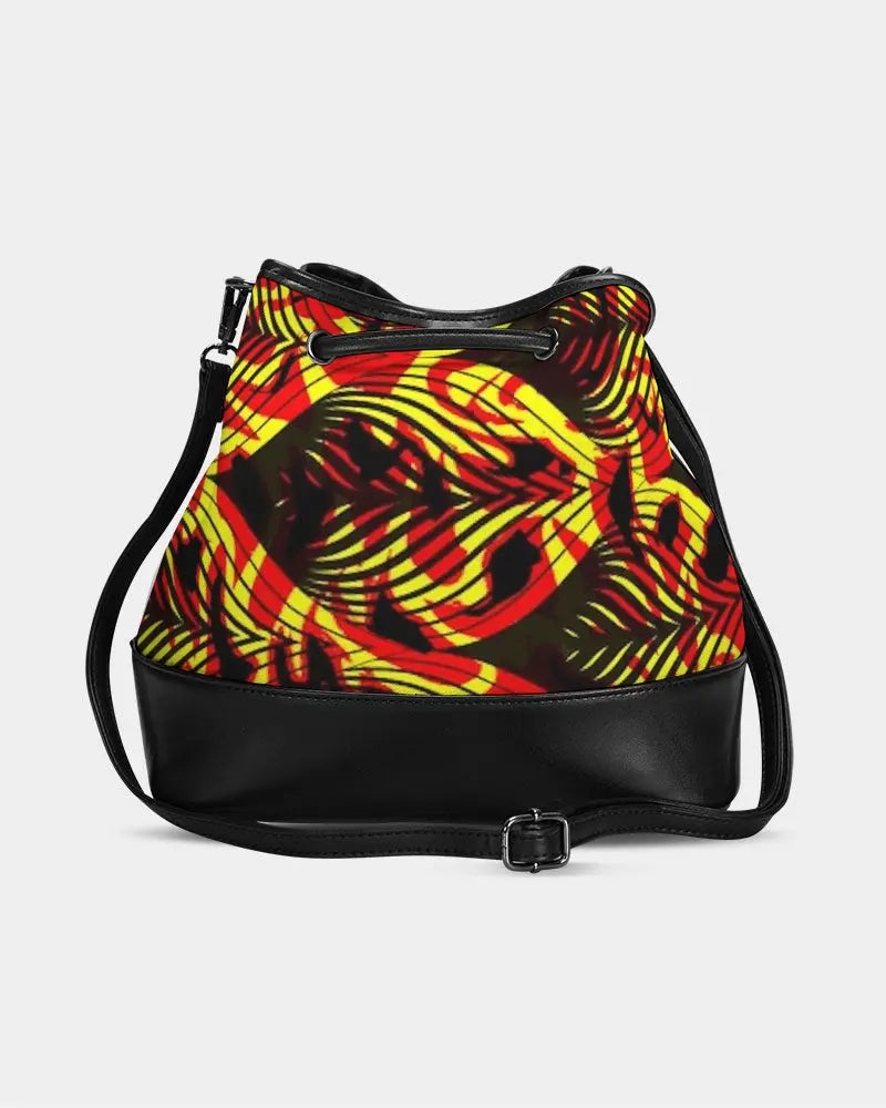 FZ AFRICAN PRINT Mini Drawstring Bucket Bag FZwear