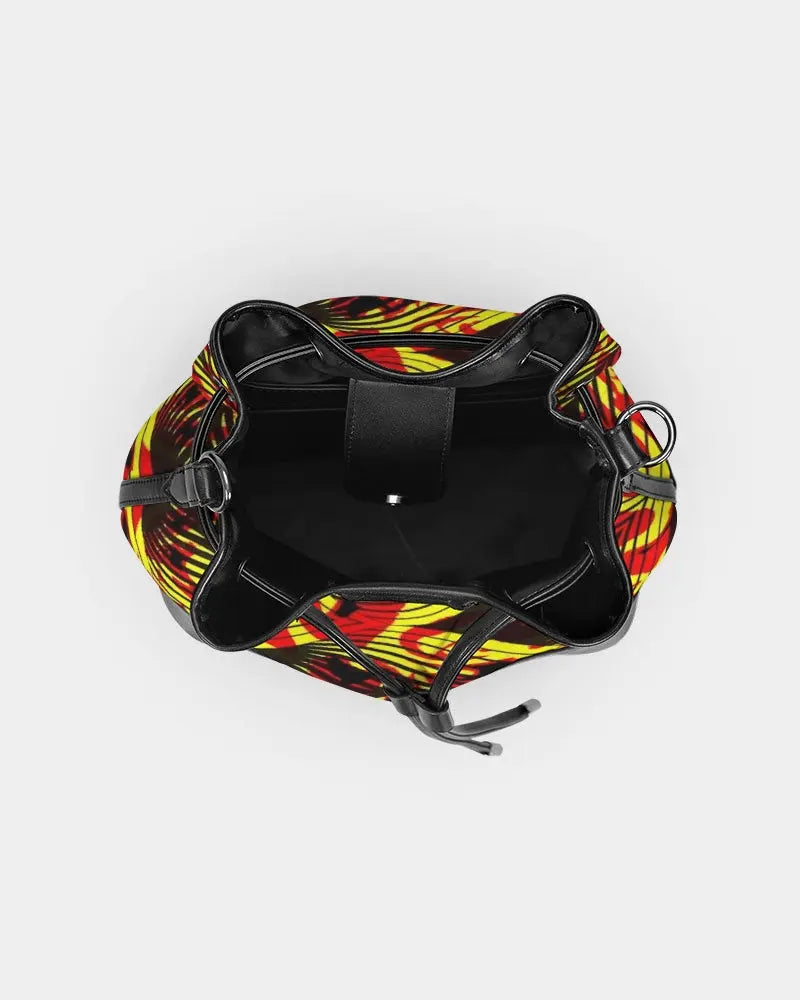 FZ AFRICAN PRINT Mini Drawstring Bucket Bag FZwear