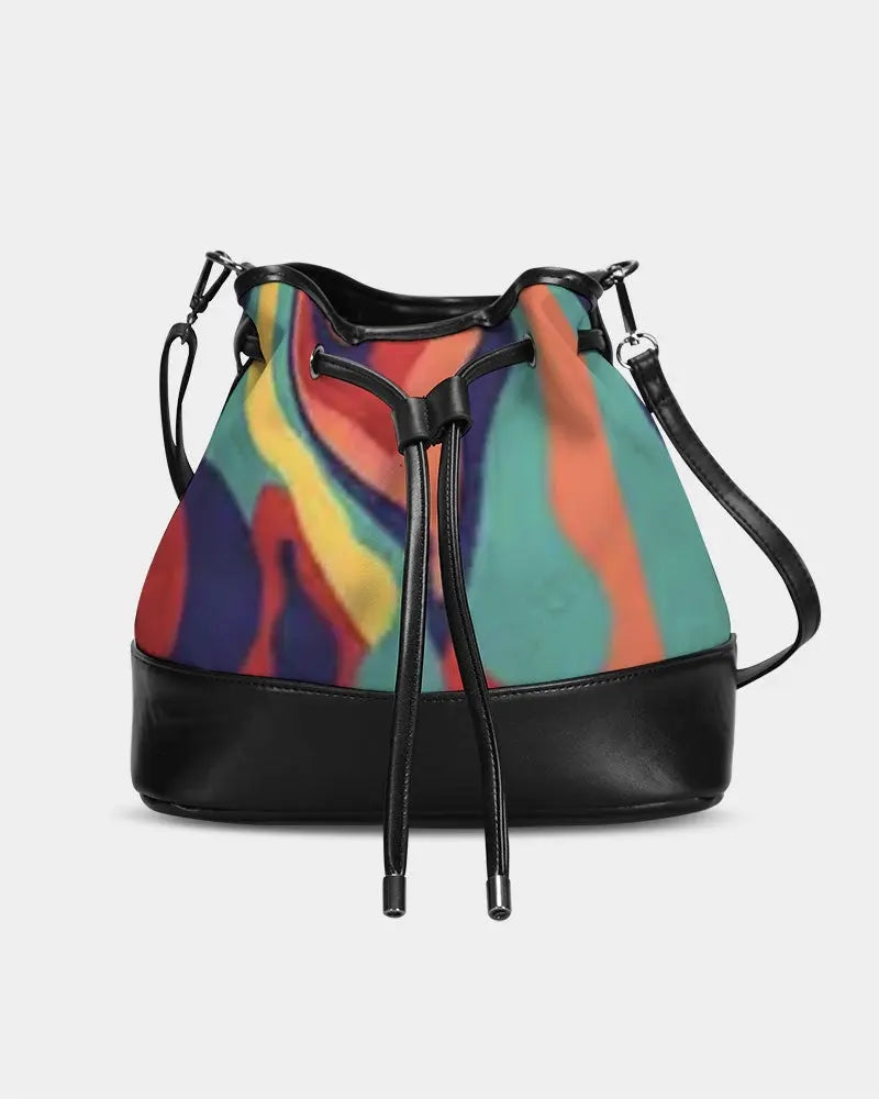 FZ AFRICAN PRINT Mini Drawstring Bucket Bag FZwear