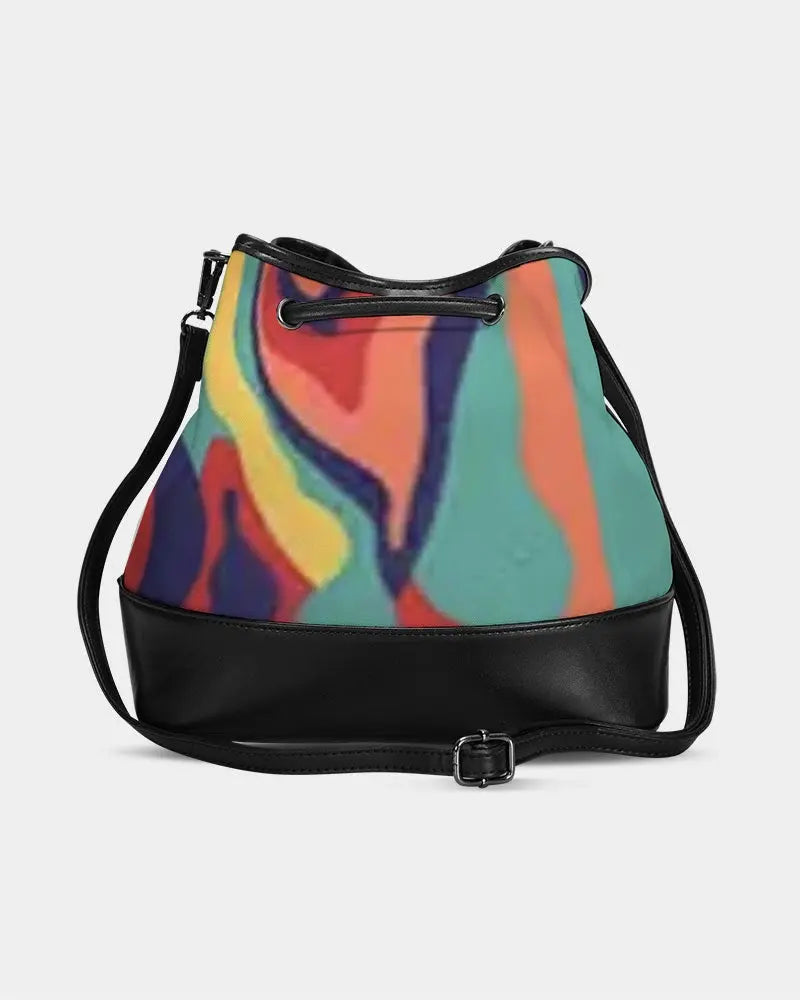 FZ AFRICAN PRINT Mini Drawstring Bucket Bag FZwear