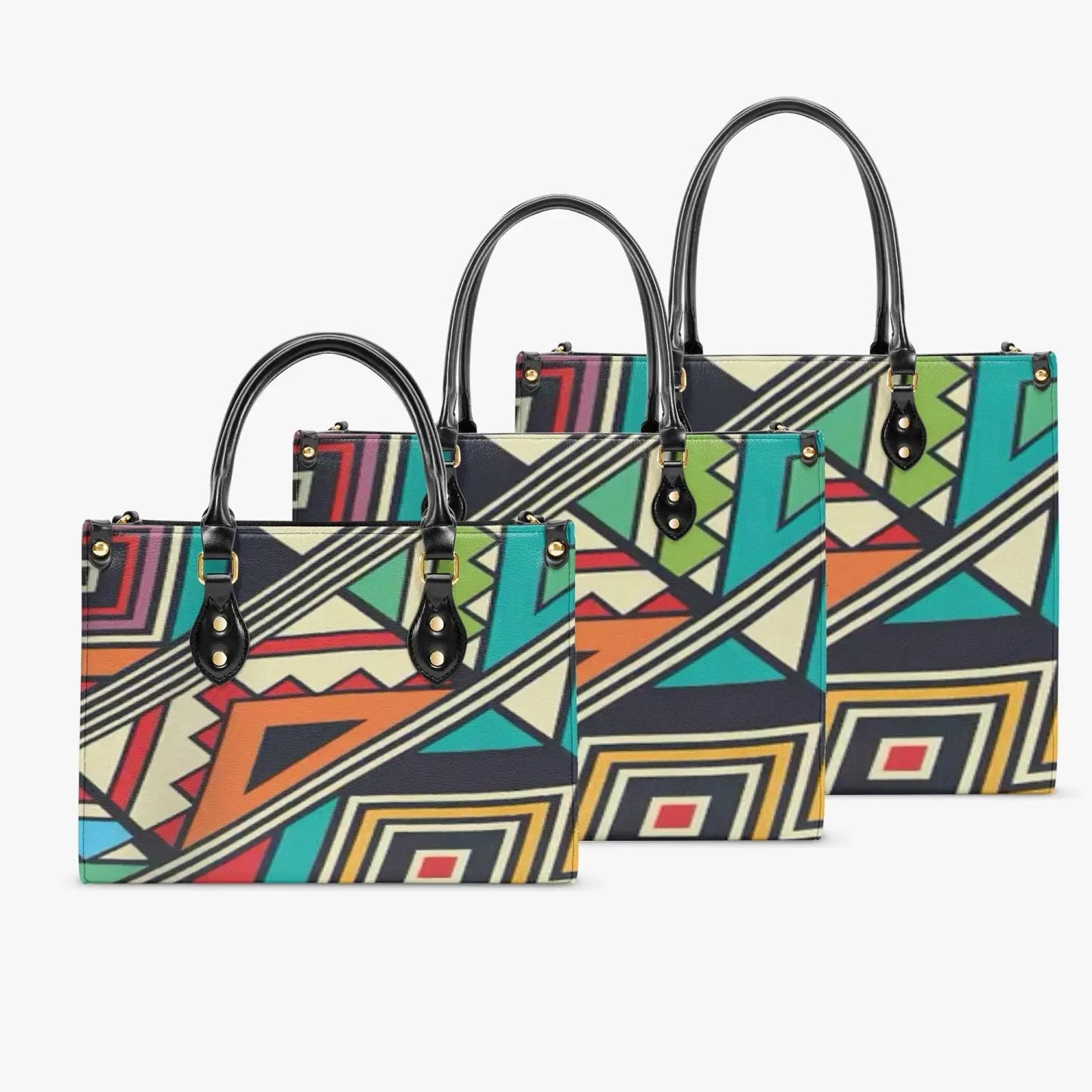 FZ African Print Concise Type Tote Bag FZwear