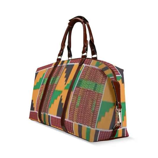 FZ African Print Original Travel Bag Flight Bag(Model 1643) interestprint