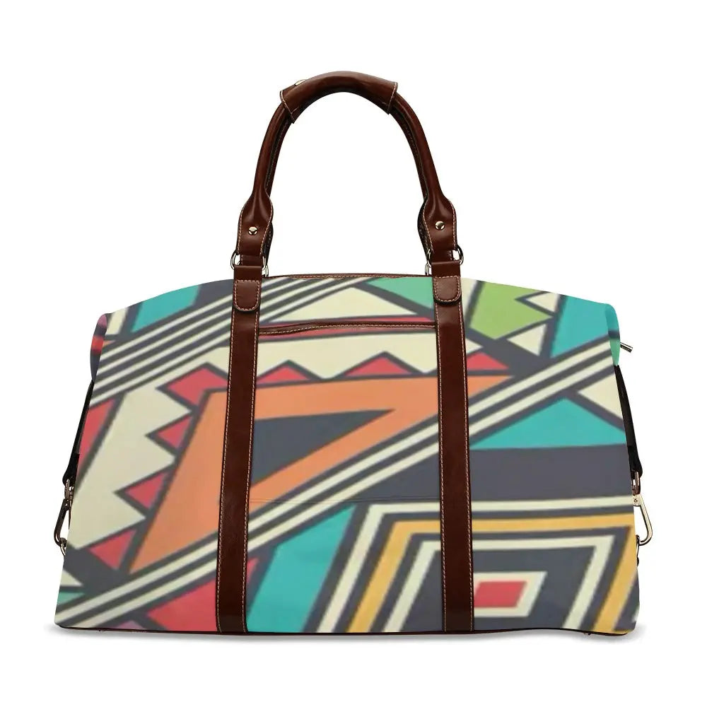 FZ African Print Original Travel Bag Flight Bag(Model 1643) interestprint