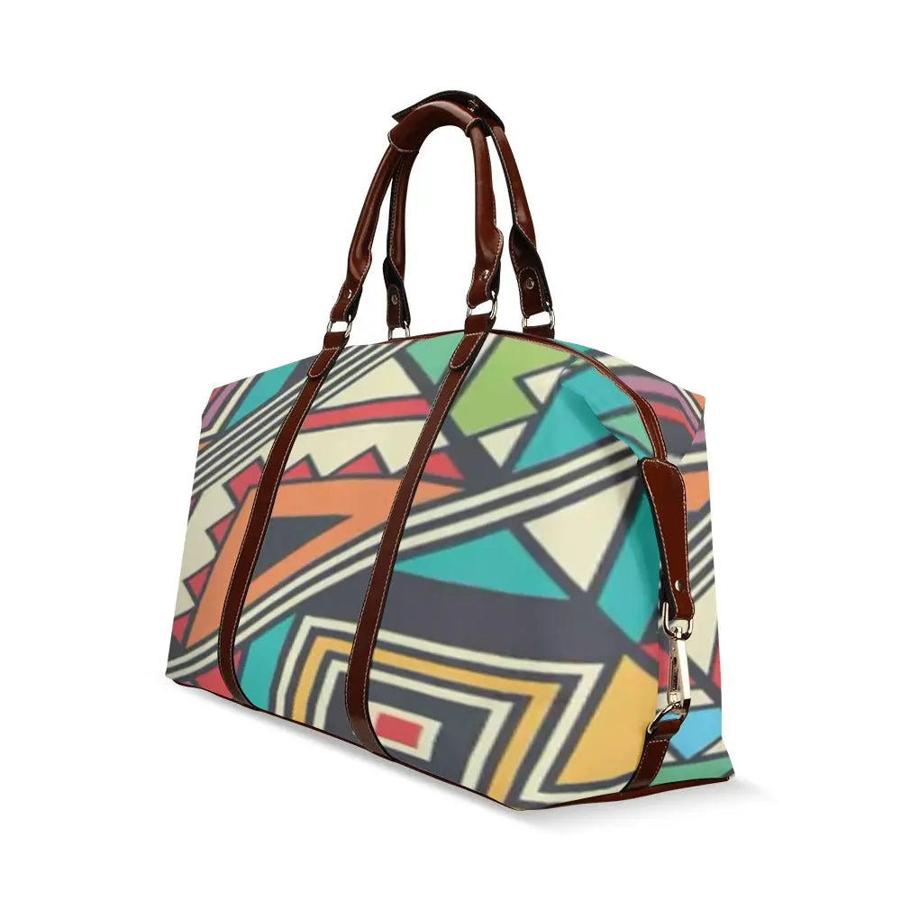 FZ African Print Original Travel Bag Flight Bag(Model 1643) interestprint