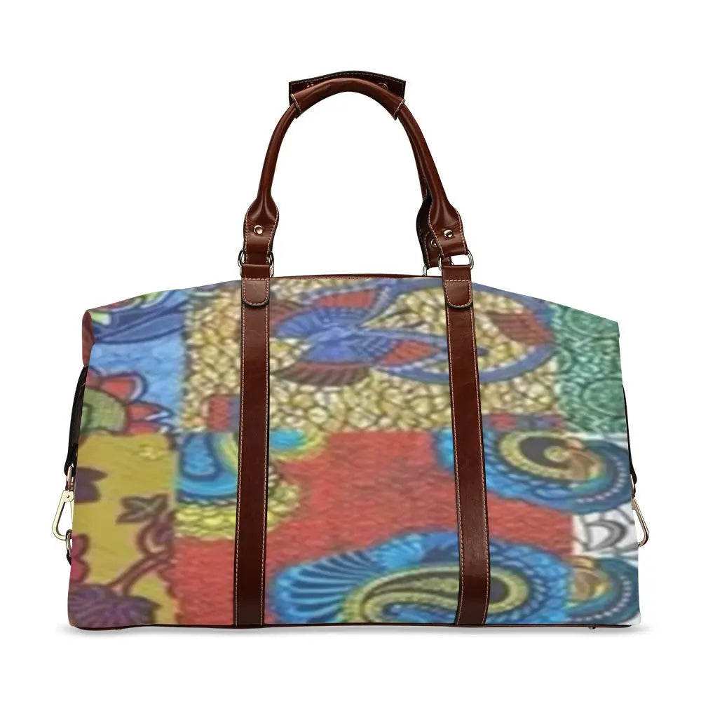 FZ African Print Original Travel Bag Flight Bag(Model 1643) interestprint