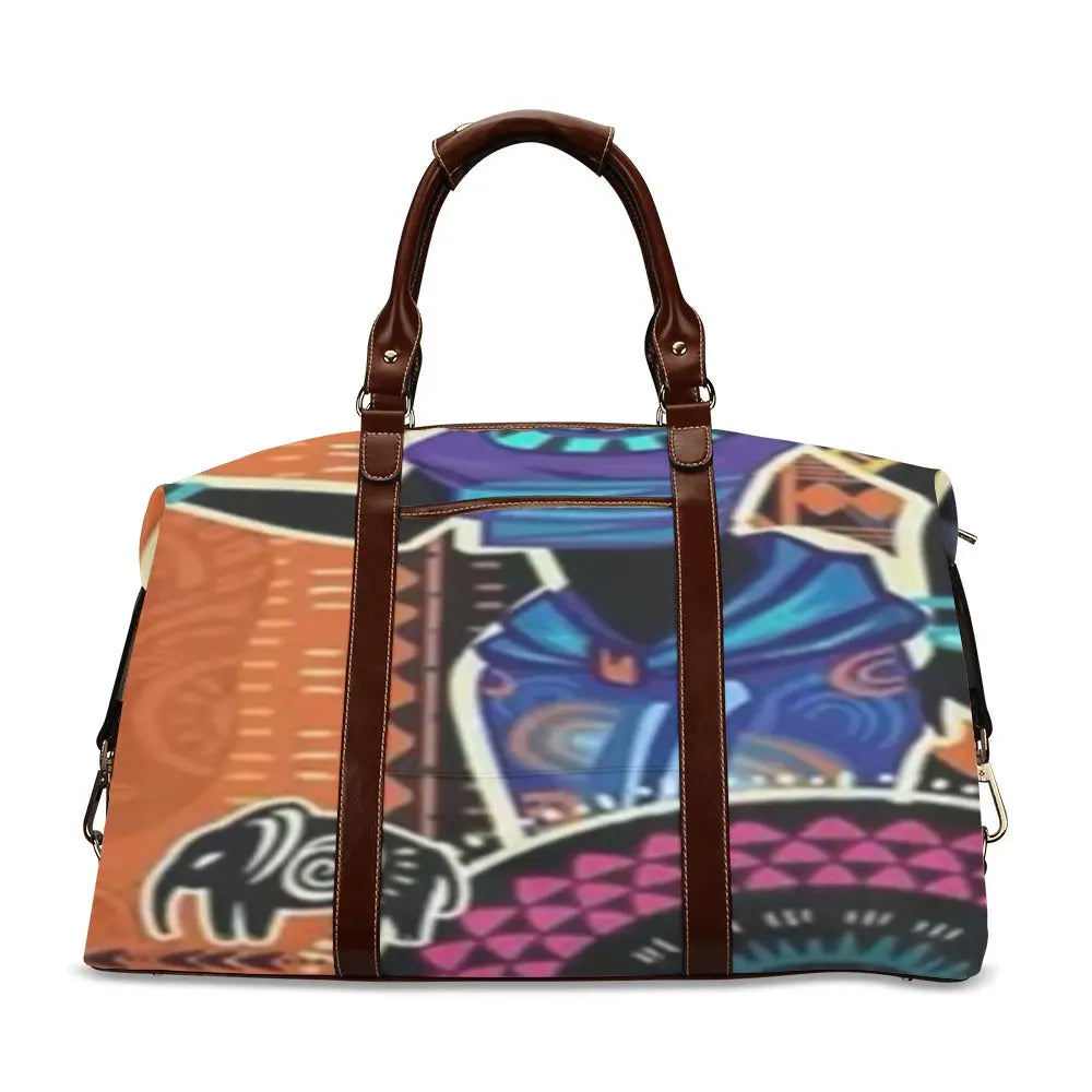 FZ African Print Original Travel Bag Flight Bag(Model 1643) interestprint