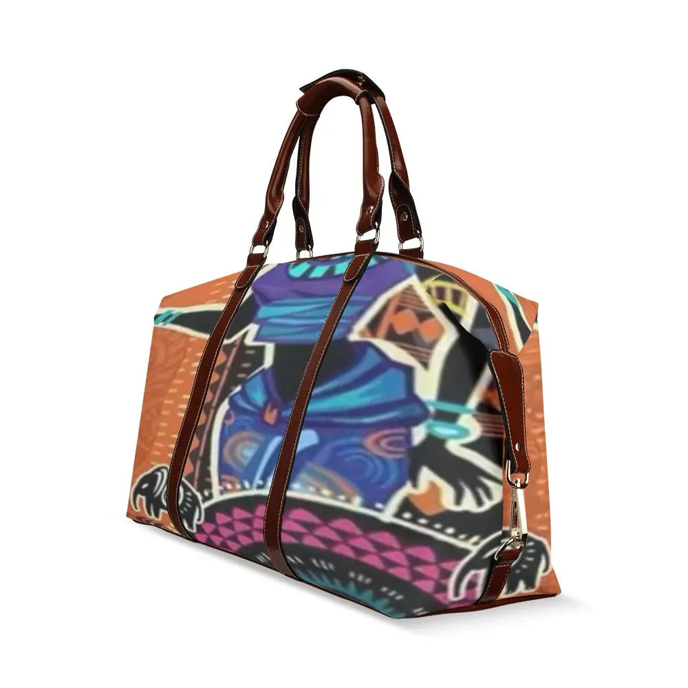 FZ African Print Original Travel Bag Flight Bag(Model 1643) interestprint