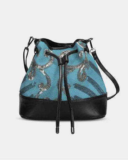 FZ MERMAID PRINT Mini Drawstring Bucket Bag FZwear