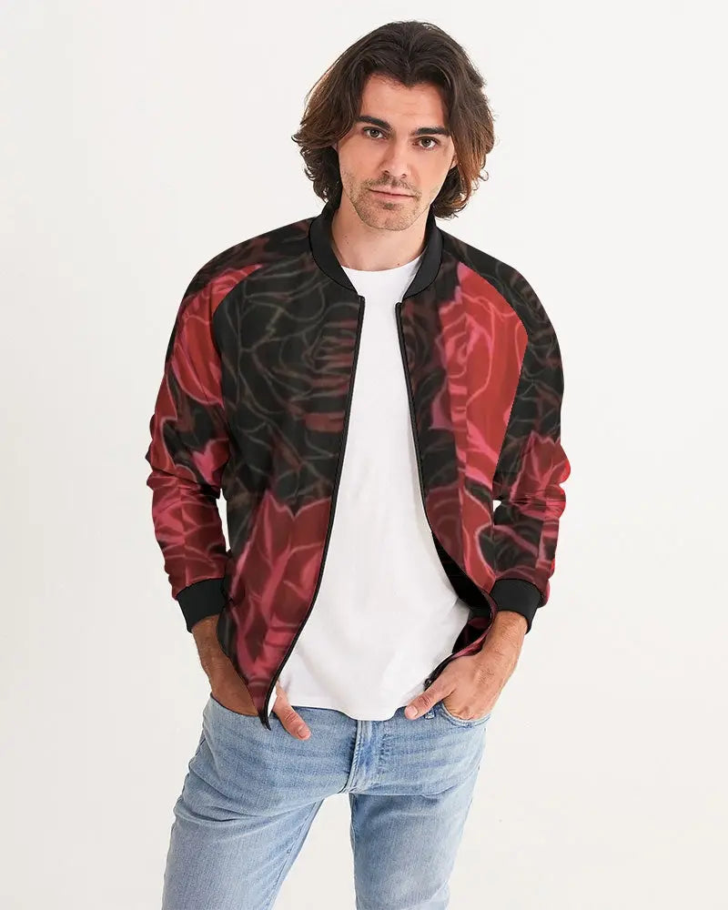 FZ NEW FLOWER PRINT Men's All-Over Print Bomber Jacket FZwear