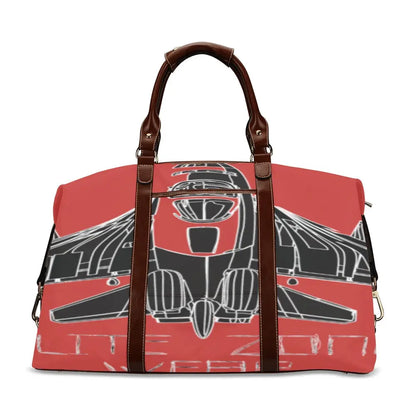 FZ Plane Print Original Travel Bag - Red Flight Bag(Model 1643) interestprint