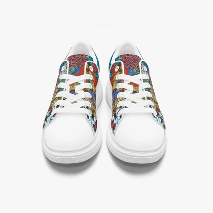 FZ Unisex African Print Leather Oversized Sneakers FZwear